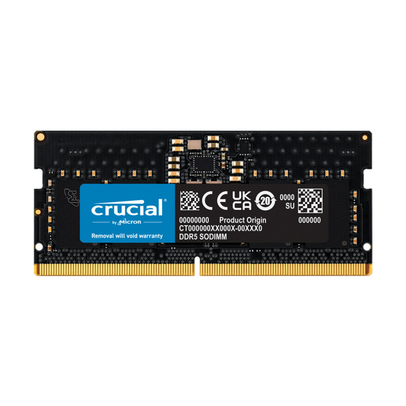 RAM NOTEBOOK (แรมโน้ตบุ๊ค) CRUCIAL 8GB (8x1) DDR5 4800MHz (CT8G48C40S5)